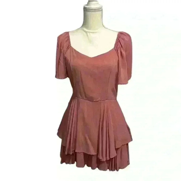 Altar’d State Romper in Ash Mauve Elastic Waistband NWT Women’s Size Large - Picture 1 of 16
